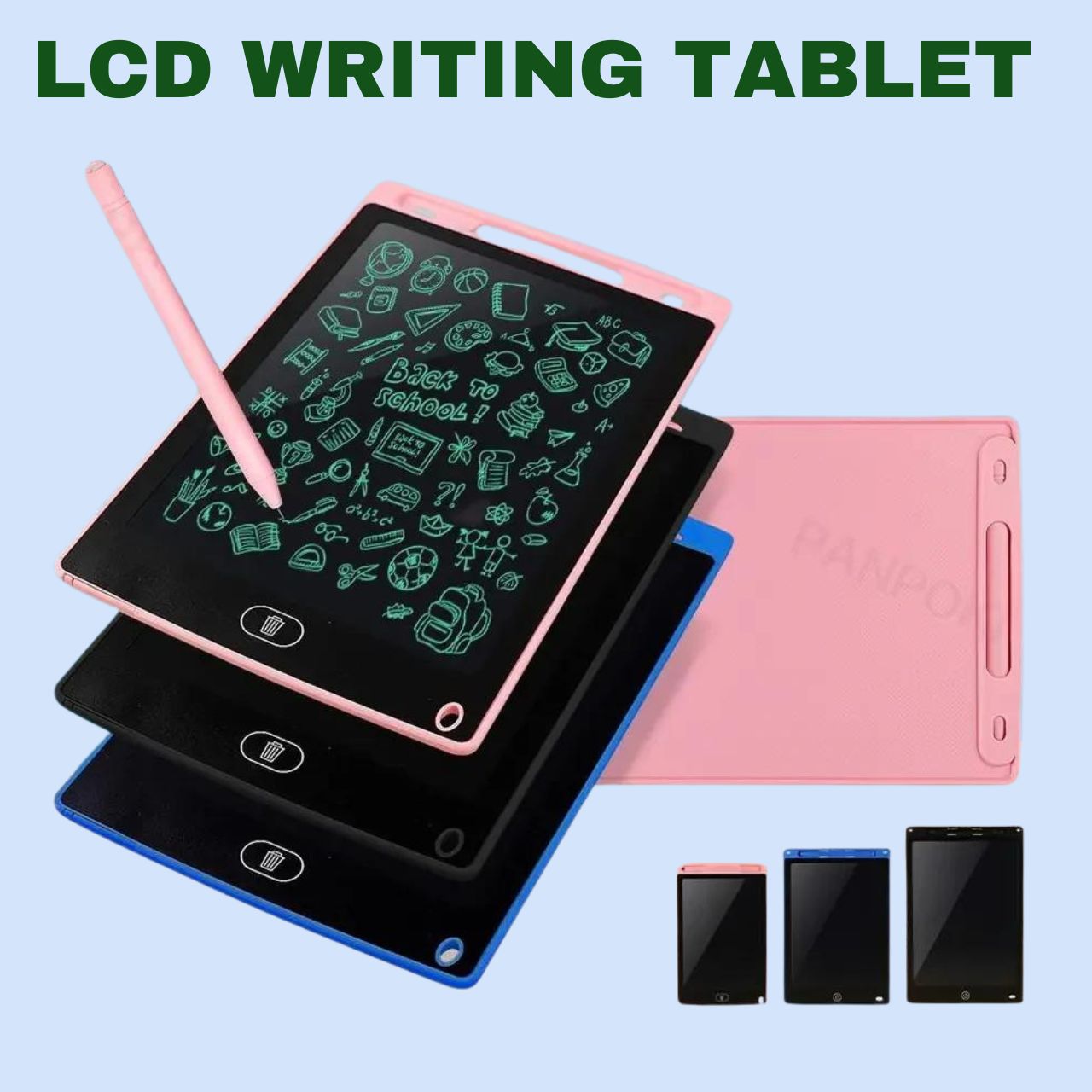 LCD writing kids tablet
